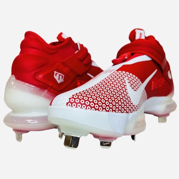 Nike Force Zoom Trout 7 Red White Baseball Cleats CI3134-602 Mens Size 14 - Picture 1 of 10